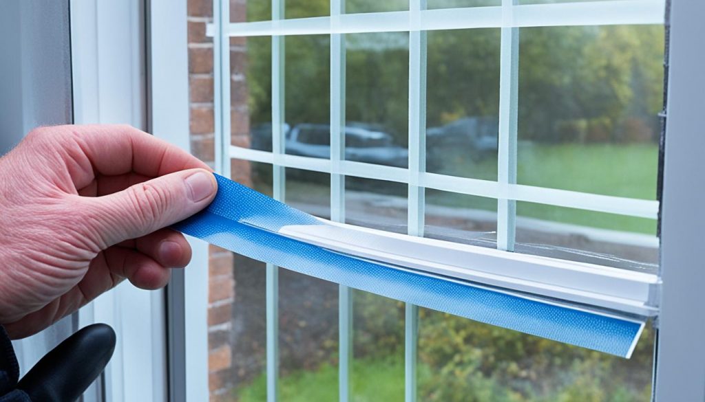 fenster abdichten klebeband
