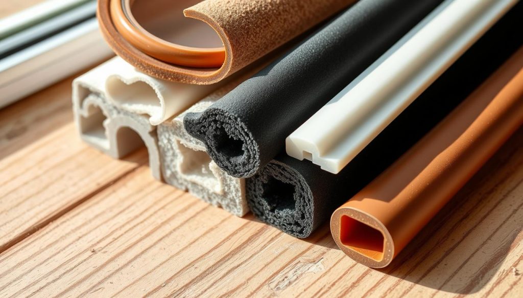 Verschiedene Fensterdichtungsmaterialien Verschiedene Fensterdichtungsmaterialien
